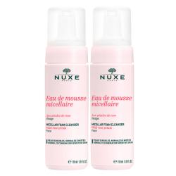 Набор Очищающая мицеллярная пенка для лица с лепестками роз Eau de mousse micellaire aux Petales de rose, 150 мл*2 Набор Очищающая мицеллярная пенка для лица с лепестками роз Eau de mousse micellaire aux Petales de rose, 150 мл*2