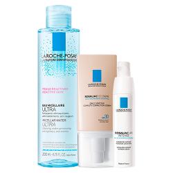 Набор Rosaliac (Интенсивная сыворотка AR, 40 мл + Корректирующий крем Розалиак СС, 50 мл + Мицеллярная вода Ultra, 200 мл)