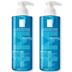Комплект Очищающий гель Effaclar Gel Moussant Purifiant, 2*400 мл 