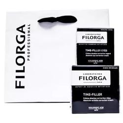 Набор «Бестселлеры Filorga» (средство ухода за лицом Time-Filler, 50 мл + корректирующий крем для глаз Filler Eyes, 15 мл)