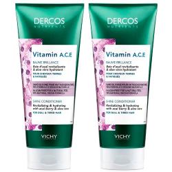 Комплект Vitamin Кондиционер для блеска волос Dercos Nutrients, 2*200 мл