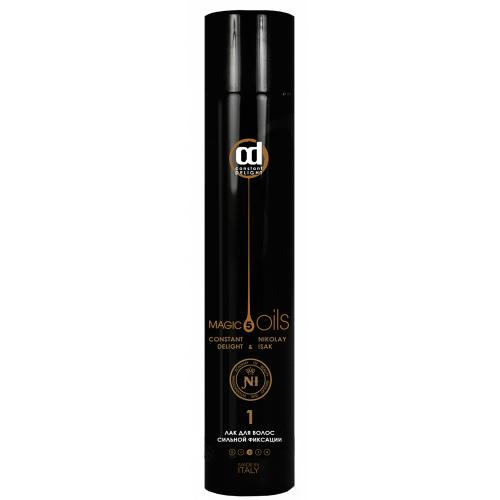 Констант Делайт Лак для волос без запаха сильной фиксации 5 Масел №1, 400 мл (Constant Delight, 5 Magic Oils)