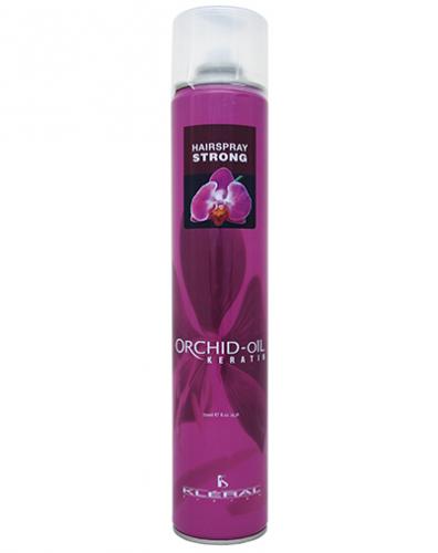 Лак для волос с экстрактом орхидеи Orchid Oil Hairspray Strong 750 мл (Orchid Oil)
