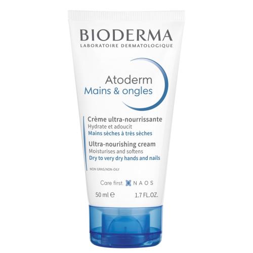 Биодерма Крем для рук восстанавливающий Атодерм, 50 мл (Bioderma, Atoderm)