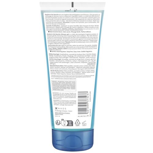 Биодерма Мягкий очищающий гель для душа, 200 мл (Bioderma, Atoderm), фото-4
