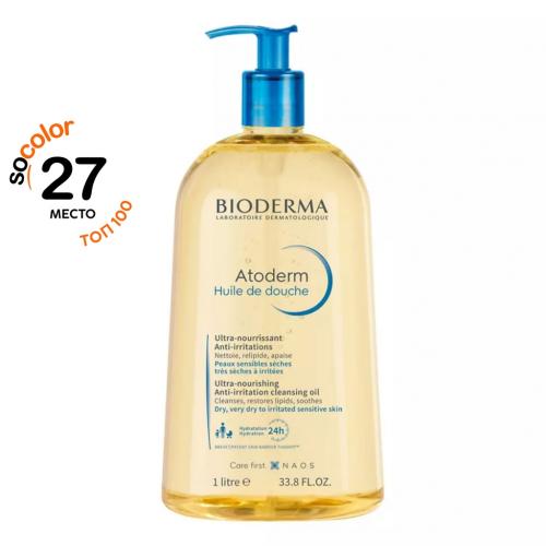 Биодерма Увлажняющее масло для душа, 1 л (Bioderma, Atoderm)