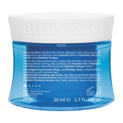 Биодерма Увлажняющий крем для сухой и обезвоженной кожи, 50 мл (Bioderma, Hydrabio), фото-3
