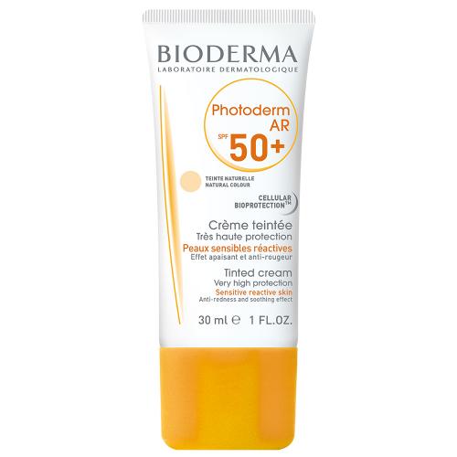 Биодерма Фотодерм AR Солнцезащитный крем с тоном для кожи с покраснениями SPF 50, 30 мл (Bioderma, Photoderm)