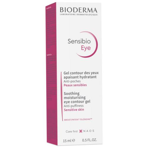 Биодерма Увлажняющий гель для кожи вокруг глаз, 15 мл (Bioderma, Sensibio), фото-5