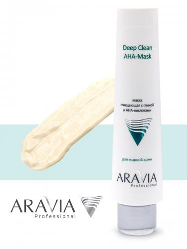 Аравия Профессионал Маска очищающая с глиной и AHA-кислотами для лица Deep Clean AHA-Mask, 100 мл (Aravia Professional, Aravia Professional, Уход за лицом), фото-4