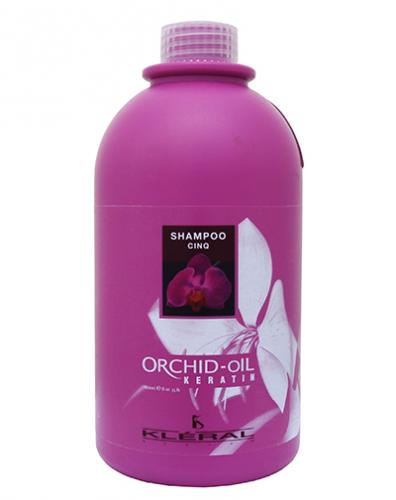 Шампунь с кератином CINQ для волос Orchid Oil Keratin Shampoo CINQ 1000 мл (, Orchid Oil, KERATIN plus)