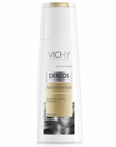 Виши Деркос Шампунь-крем Питательно-восстанавливающий для сухих волос 200 мл (Vichy, Dercos)