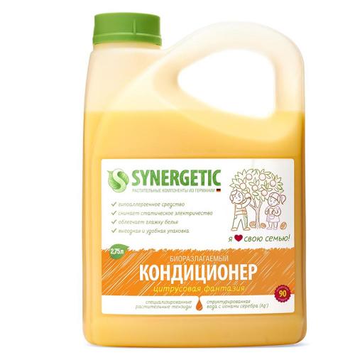 Синергетик Кондиционер для белья &quot;Цитрусовая фантазия&quot;, 2750 мл (Synergetic, Стирка)