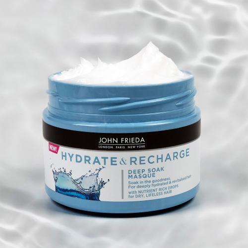 Джон Фрида Интенсивно увлажняющая маска для сухих волос Deep Soak Masque, 250 мл (John Frieda, Hydrate & Recharge), фото-9