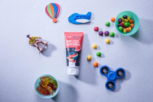 Сплат Зубная паста для детей 6-11 лет Сладкий мандарин, 73 г (Splat, Junior), фото-3