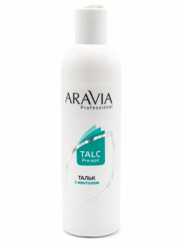 Аравия Профессионал Тальк с ментолом Talc Pre-epil, 300 г (Aravia Professional, Aravia Professional, Средства до и после депиляции), фото-3