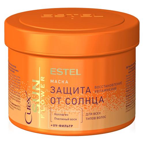 Эстель Маска для волос с UV-фильтром &quot;Защита от солнца&quot;, 500 мл (Estel Professional, Curex, Sun Flower)
