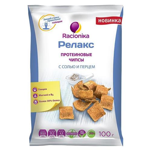 Чипсы протеиновые, соль и черный перец, 90 г ()