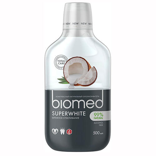 Сплат Ополаскиватель для полости рта Super White, 500 мл (Splat, Biomed)
