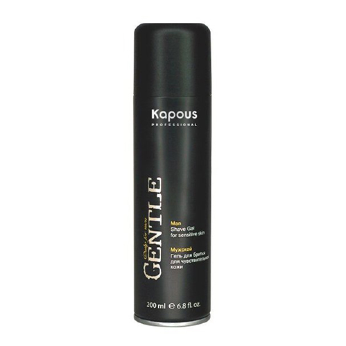 Капус Профессионал Мужской гель для бритья для чувствительной кожи с охлаждающим эффектом, 200 мл (Kapous Professional, Gentleman)