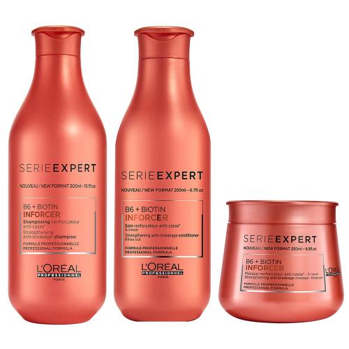 Лореаль Профессионель Укрепляющая маска для ломких волос, 250 мл (L'Oreal Professionnel, Уход за волосами, Inforcer), фото-2