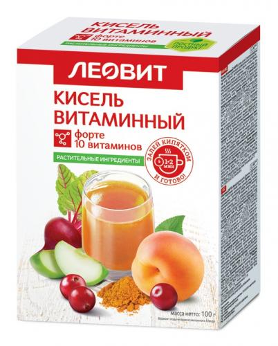 Кисель витаминный Форте, 5 шт*20 г (Леовит)