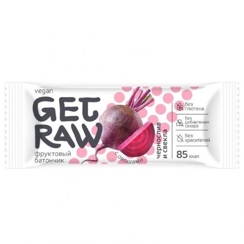 Батончик &quot;Get Raw&quot; фруктовый Чернослив и свекла, 30 г ()
