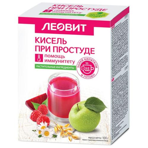 Кисель при простуде, 5 шт*20 г (Леовит, Леовит)