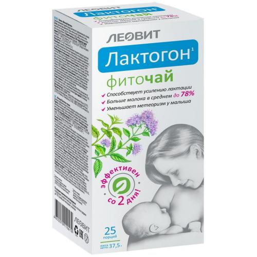 Фиточай Лактогон, 25 шт*1,5 г (Леовит, Леовит)