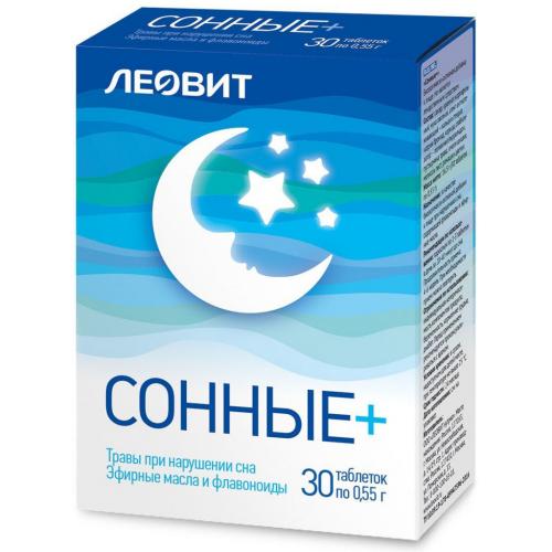 Биологически активная добавка &quot;Сонные+&quot;, 30 таблеток (Леовит, Леовит)