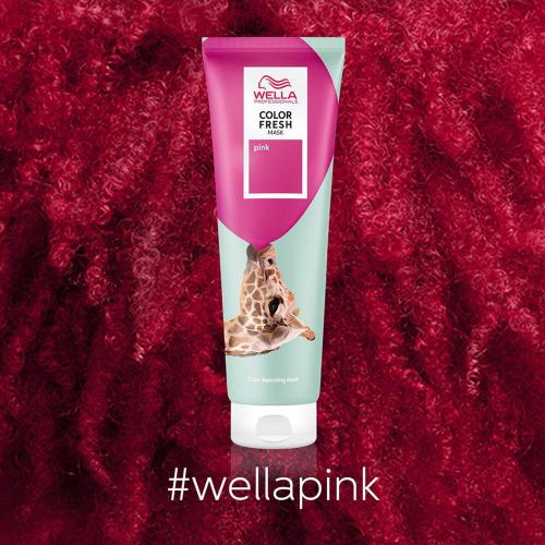 Велла Профессионал Оттеночная кремовая маска для временного яркого освежения цвета Pink Розовый, 150 мл (Wella Professionals, Окрашивание, Color Fresh), фото-4