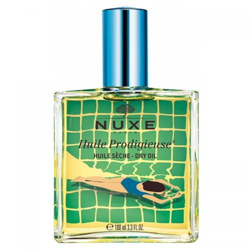 Нюкс Сухое масло для лица, тела и волос Huile Prodigieuse Limited Edition Multi-Purpose Dry Oil синий, 100 мл (Nuxe, Prodigieuse)