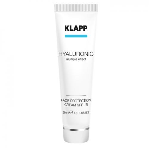 Клапп Солнцезащитный крем для лица Hyaluronic Face Protection Cream SPF15, 30 мл (Klapp, )