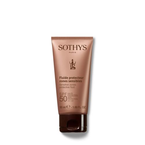 Сотис Париж Флюид с SPF 50 для лица и чувствительных зон тела, 50 мл (Sothys Paris, Sun Care)