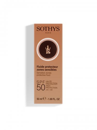 Сотис Париж Флюид с SPF 50 для лица и чувствительных зон тела, 50 мл (Sothys Paris, Sun Care), фото-4