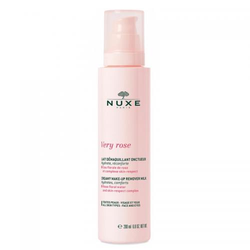 Нюкс Молочко для снятия макияжа для лица и кожи вокруг глаз Creamy Make-Up Remover Milk, 200 мл (Nuxe, Very Rose)