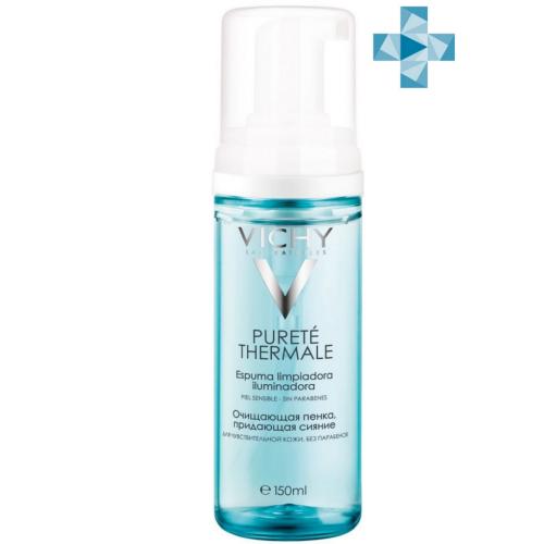 Виши Очищающая пенка для умывания, придающая сияние, 150 мл (Vichy, Purete Thermal)