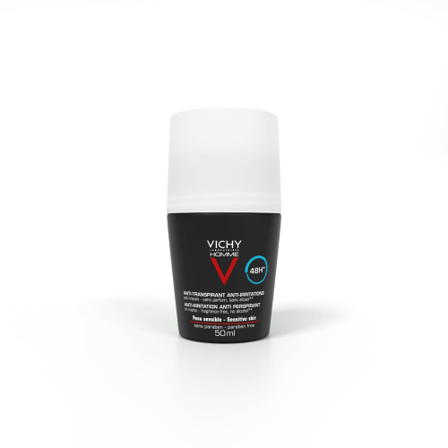 Виши Шариковый дезодорант для чувствительной кожи 48 часов, 50 мл (Vichy, Vichy Homme), фото-2