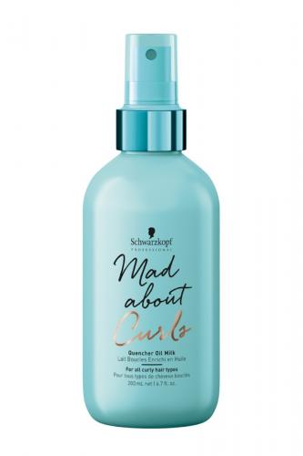 Масляное молочко для тонких, нормальных и жестких волос Mad About Curls Quencher Oil Milk, 200 мл (Mad About, Mad About Curls)
