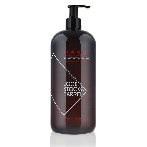 Лок Сток Энд Баррел Укрепляющий шампунь с протеином для тонких волос, 1000 мл (Lock Stock & Barrel, Уход за волосами для мужчин)