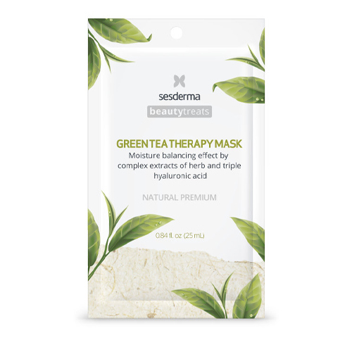Сесдерма Маска увлажняющая для лица Green tea therapy, 1 шт (Sesderma, Beautytreats)