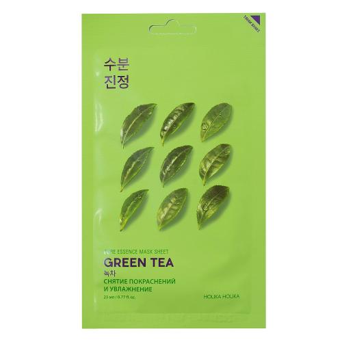 Холика Холика Противовоспалительная тканевая маска, зеленый чай, 20 мл (Holika Holika, Pure Essence)