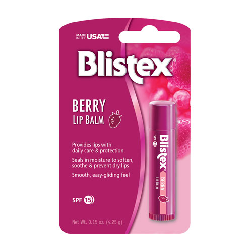 Бальзам для губ ягодный Berry SPF 15, 4.25 г (Уход за губами), фото-2
