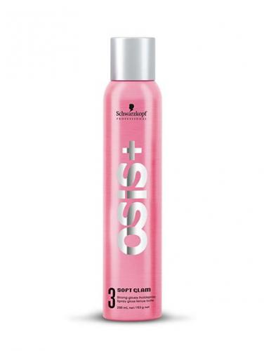 OSiS Лак сильной фиксации с эффектом кристального блеска Soft Glam Strong Glossy Spray 200 мл (Osis+, Soft Glam)