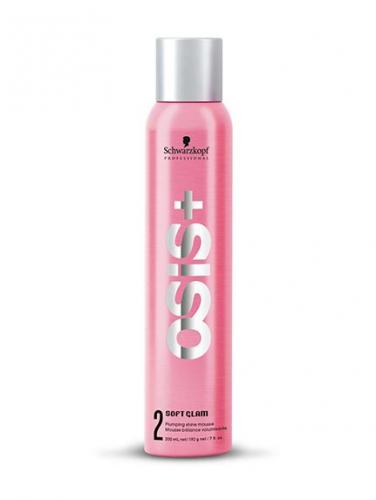 Шварцкопф Профешнл OSiS Уплотняющий мусс с эффектом блеска Soft Glam Plumping Shine 200 мл (Schwarzkopf Professional, Osis+, Soft Glam)