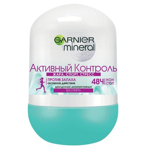 Гарньер Роликовый дезодорант Активный контроль 48Ч, 50 мл (Garnier, Mineral)