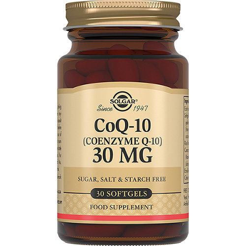 Солгар Коэнзим Q-10 30 мг, 30 капсул (Solgar, Коэнзим)