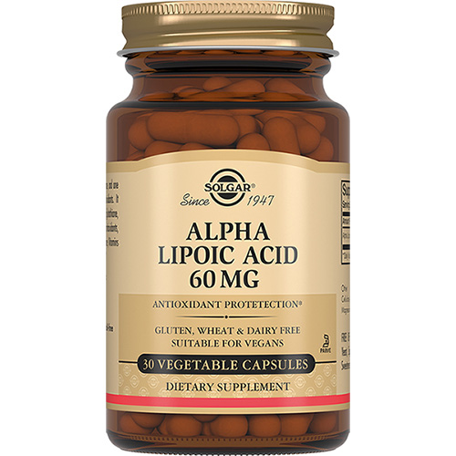 Альфа-липоевая кислота для увеличения физической выносливости в капсулах, 30 шт.