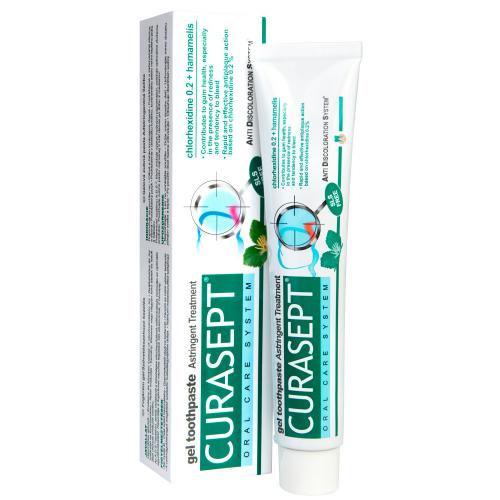 Зубная паста гелеобразная хлоргексидин диглюконат 0,20% с гамамелисом виргинским, 75 мл (Зубные пасты)