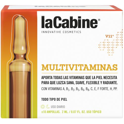 Ла Кабин Концентрированная сыворотка в ампулах с 11 витаминами, 10*2 мл (La Cabine, Сыворотки для лица)